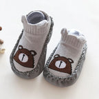 Baby Socks Slippers Rubber Sole Anti-Slip Indoor Shoes for Toddlers