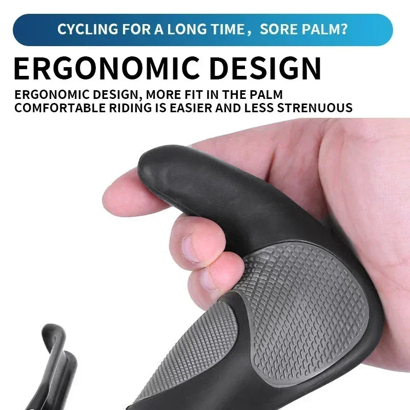 BUCKLOS Ergonomic Extended Bar MTB Handlebar Grips