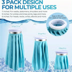 Reusable Ice Bag 3 Pack Design Multiple Uses Hot Cold Therapy