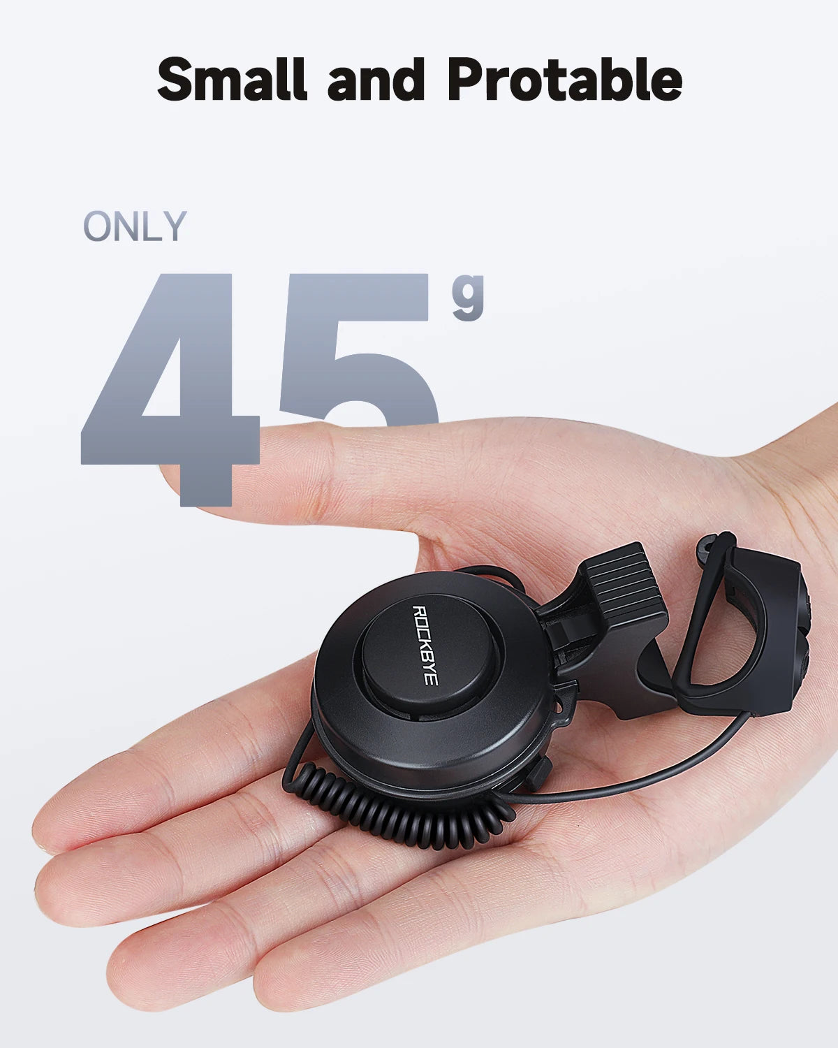 120dB Rechargeable Electric Bike Horn Waterproof Bicycle Safety Bell