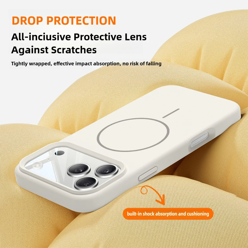 MagSafe Liquid Silicone Case for iPhone 12 13 14 15 16 17 Pro Max