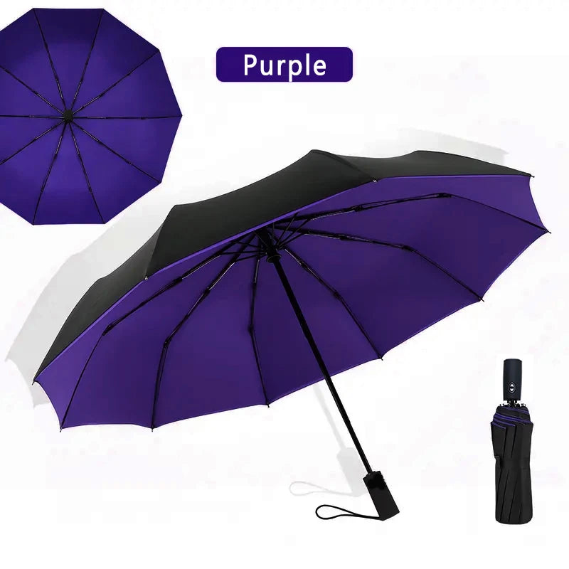 Buy Windproof Double Layer Automatic Umbrella UV Protection