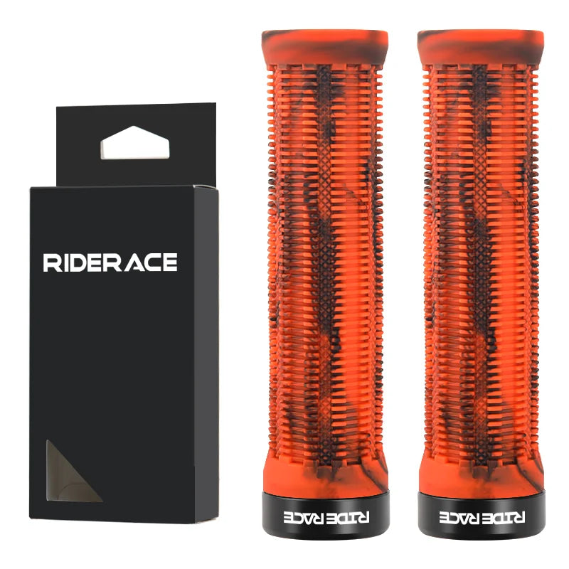 Lock-On MTB Handlebar Grips Ergonomic Anti-Slip Shockproof Rubber