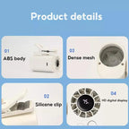 Clip-On Car Fan UK 100-Speed 360° USB Rechargeable Fan