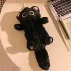 Plush Big-Eyed Cat Storage Bag Stationery Case