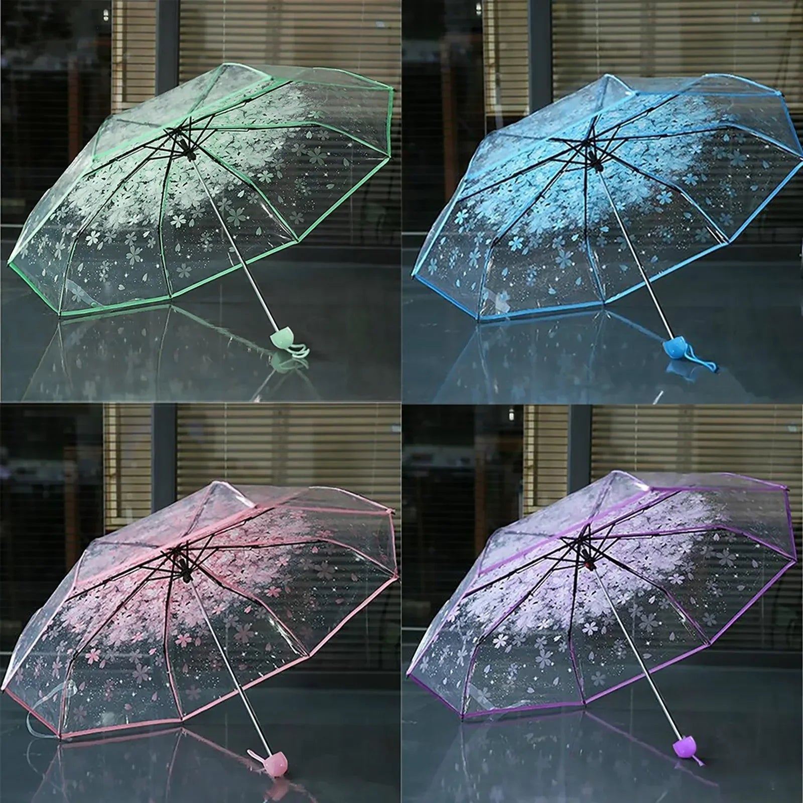 Buy Cherry Blossom Transparent Umbrella