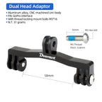 Aluminium Bike Computer Mount GPS Speedometer GoPro Handlebar Bracket