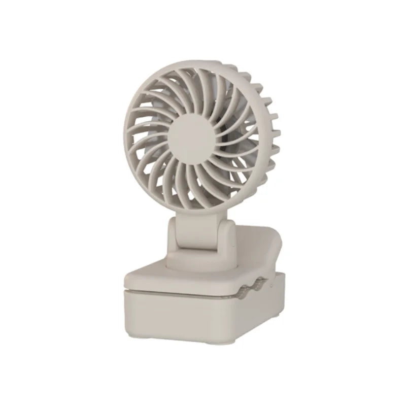 Portable Clip-On Fan UK 1200mAh USB-C Rechargeable Desk Fan