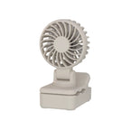 Portable Clip-On Fan UK 1200mAh USB-C Rechargeable Desk Fan