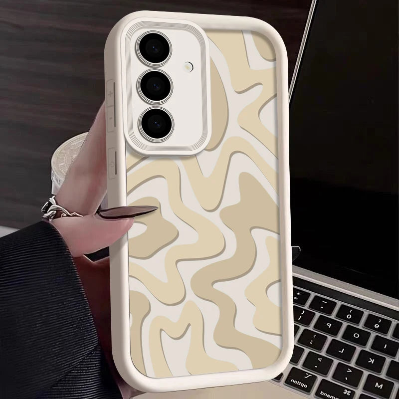 Striped Pattern Case for Samsung Galaxy S22 S23 S24 S25 S26 & A Series