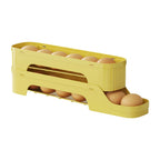 Rolling Egg Storage Box Fridge Egg Organizer