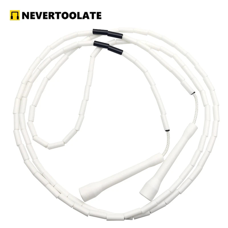 NEVERTOOLATE X Rope 7mm Beaded Jump Rope 2.9m Professional Training