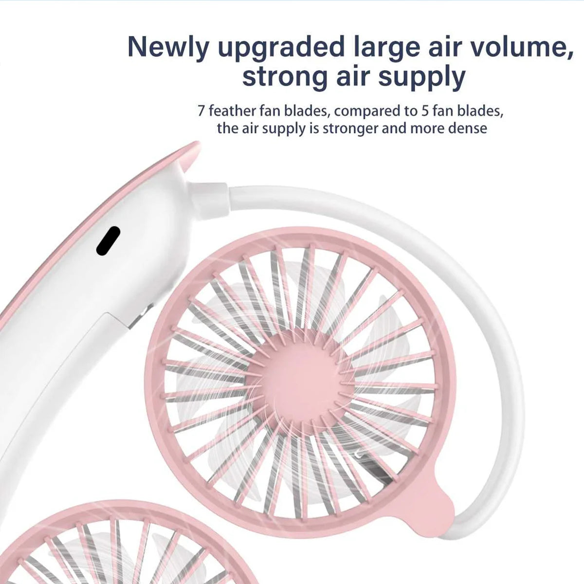 Neck Cooling Fan UK USB Rechargeable 3-Speed Portable Fan