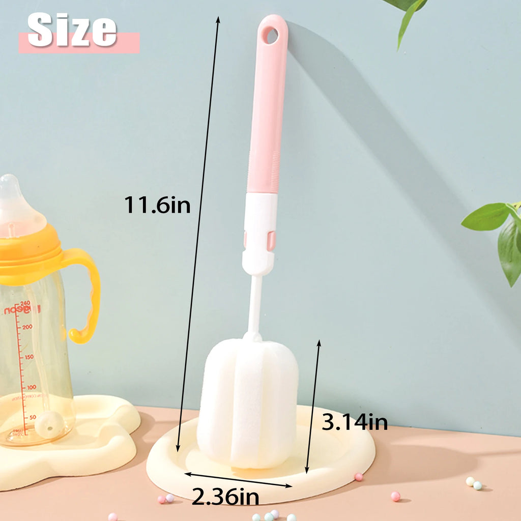 Sponge Bottle Brush Long Handle Cup Cleaner