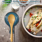 Large Ceramic Spoon Rest Dishwasher Safe Holder