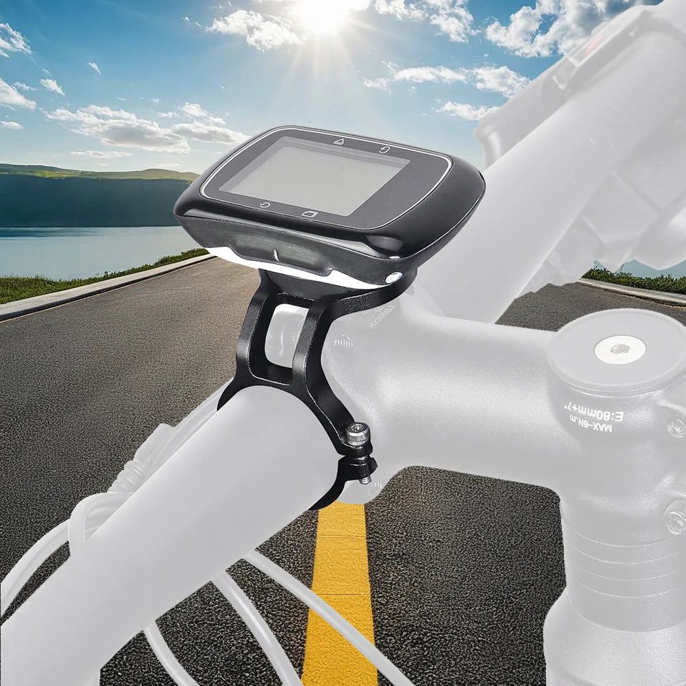 Bike Handlebar Computer Mount Alloy GPS Speedometer Bracket