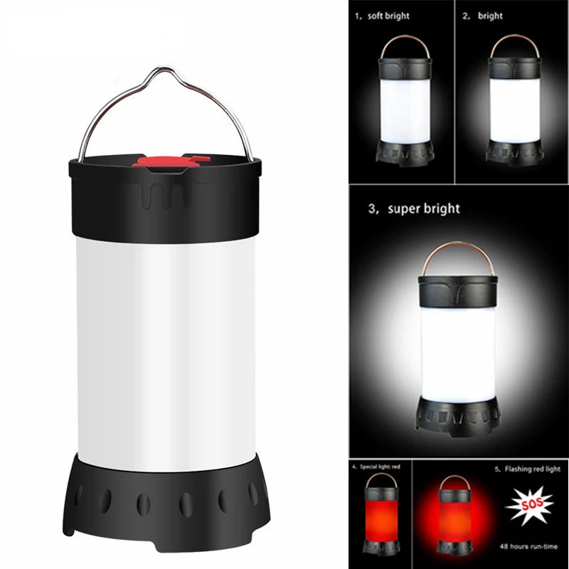 USB Rechargeable Mini Camping Light 5 Modes Lantern