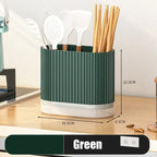Wall Mounted Chopstick Holder Spoon Storage Rack
