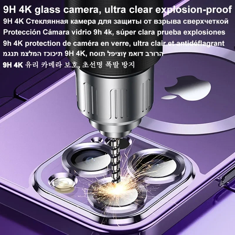 Luxury MagSafe Magnetic Case for iPhone 17 16 15 14 13 12 11 Pro Max