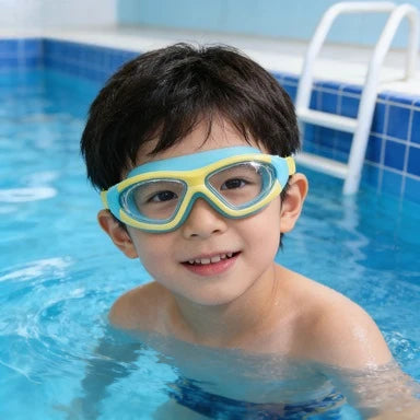 Kids Swimming Goggles Anti-Fog Waterproof Large Frame Main image