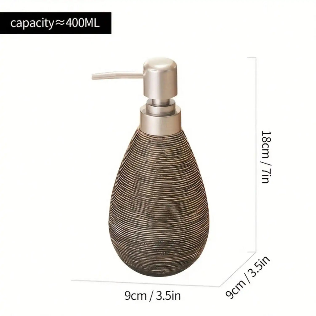 Creative Retro Ceramic Soap Dispenser Pump Bottle for Bathroom & Kitchen