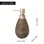 Creative Retro Ceramic Soap Dispenser Pump Bottle for Bathroom & Kitchen