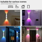 RGB Motion Sensor LED Night Light for Hallway, Cabinet & Stairs