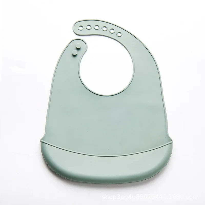 BPA Free Silicone Baby Bib Waterproof Feeding Bib