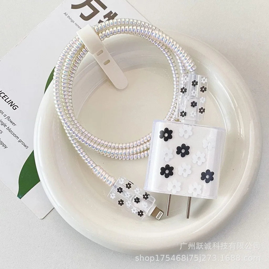 Cute Tulip Fast Charger Protector for iPhone 18W-20W