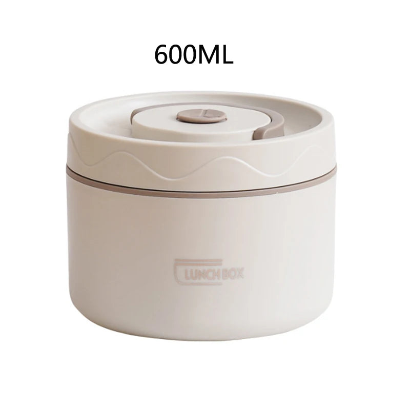304 Stainless Steel Insulated Lunch Box Double Layer Sealed Food Container with Bag