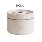 304 Stainless Steel Insulated Lunch Box Double Layer Sealed Food Container with Bag