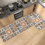 Kitchen Mat Absorbent Printed Rug Non-Slip Long Floor Carpet
