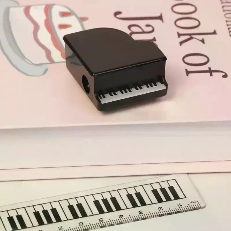 Cute Piano Shaped Pencil Sharpener Music Stationery Secondary image