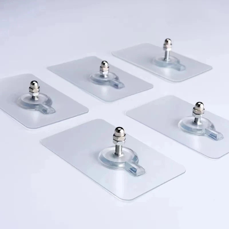 Punch-Free Screw Stickers Invisible Wall Picture Hanging Hooks