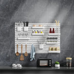DIY Wall Pegboard Kit Wall Shelf Display Organizer Panel