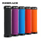RIDE RACE Lock-On MTB Bike Handlebar Grips Anti-Slip Ergonomic