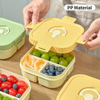 WORTHBUY Portable Lunch Box Leakproof Microwave Safe Bento Box