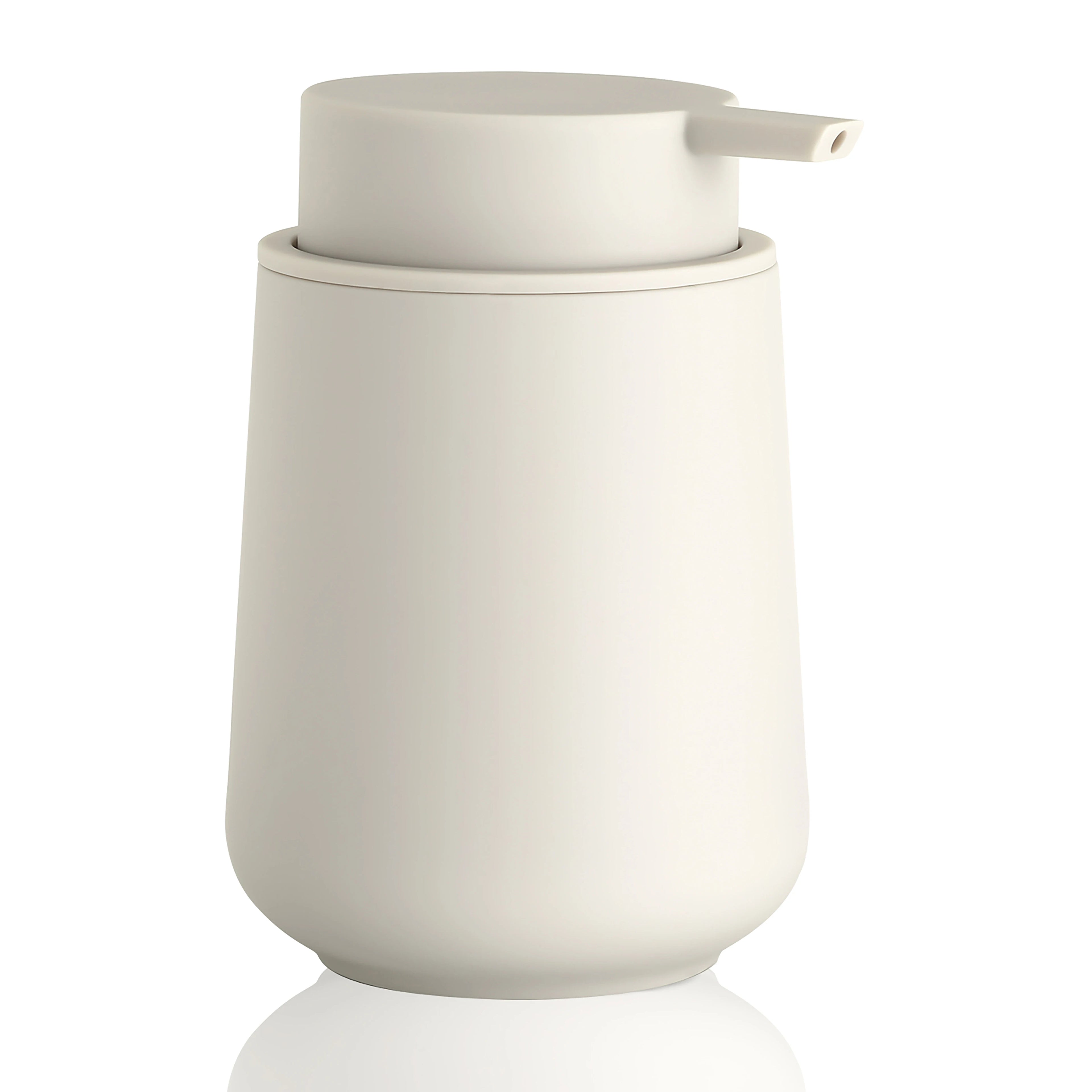 Matte Black Liquid Soap Dispenser 11oz Modern Bathroom & Kitchen Pump Bottle