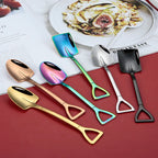 Stainless Steel Shovel Spoon – Retro Coffee, Ice Cream & Dessert Scoop