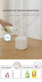 Wall Mounted Automatic Soap Dispenser 500ML Rechargeable Sensor Foam Dispenser