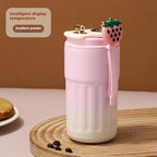 450ml Stainless Steel Thermo Water Bottle LED Temperature Display Mug