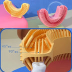 360° U Shape Baby Toothbrush Soft Silicone Infant Teether Brush