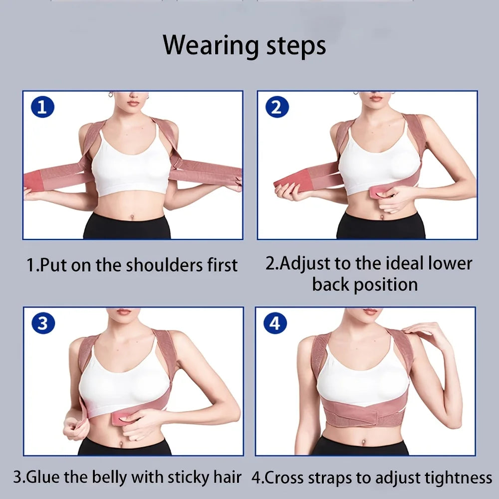 Invisible Hunchback Corrector Belt Back Brace Shoulder Support