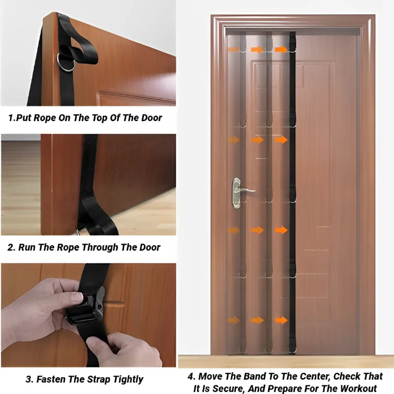 Resistance Band Door Anchor Strap Portable Home Gym Workout Attachment
