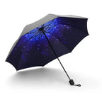 Buy Blue Sky Clouds Folding Umbrella UV Protection Parasol