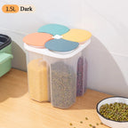 4-Grid Airtight Food Storage Container