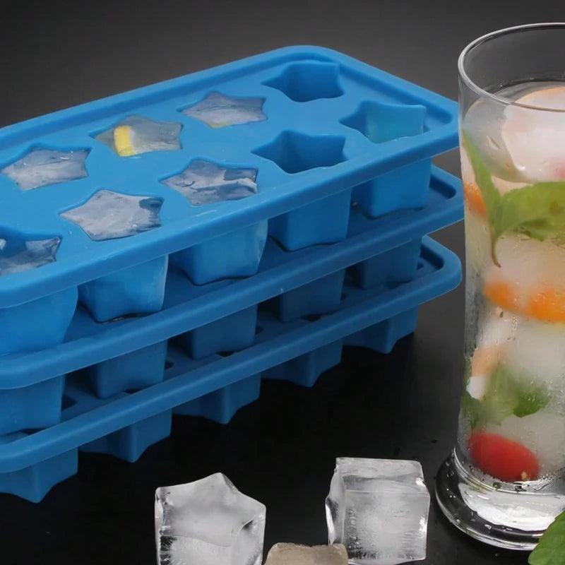 Star Ice Cube Mold UK Cocktail Whiskey Ice Tray & Party Drink Accessories