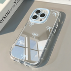 Minimalist Smile Mirror Case for iPhone 17 16 15 14 13 12 11 Pro Max