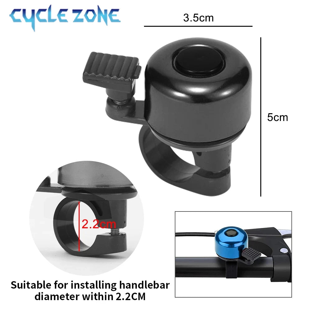 MTB Bicycle Bell Aluminum Alloy Loud Bike Handlebar Safety Ring