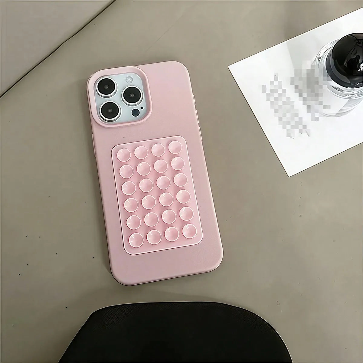 3D Suction Cup Stand Case for iPhone 11 12 13 14 15 16 17 Pro Max